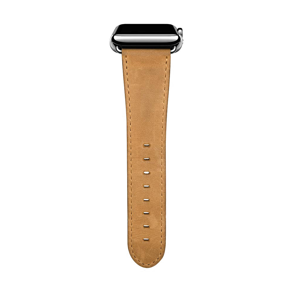 Vildt fantastisk Apple Watch Series 5 40mm Ægte læder Rem - Brun#serie_2