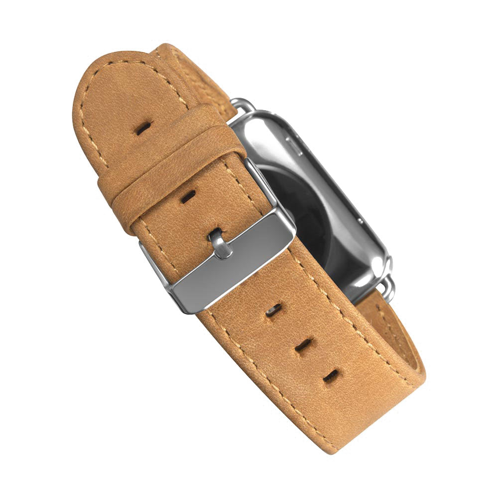 Vildt fantastisk Apple Watch Series 5 40mm Ægte læder Rem - Brun#serie_2