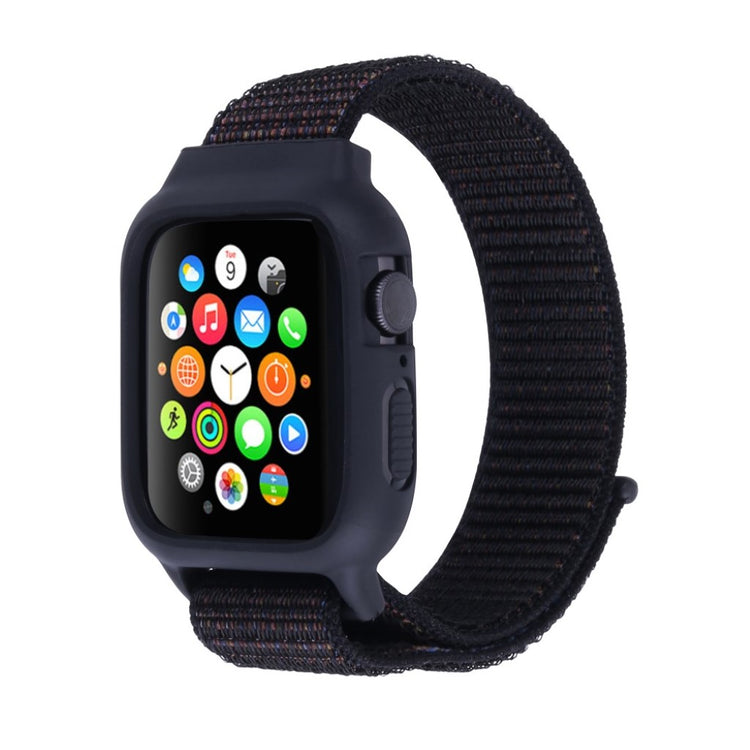 Fint Apple Watch Series 5 40mm / Apple Watch 40mm Nylon Rem - Flerfarvet#serie_2