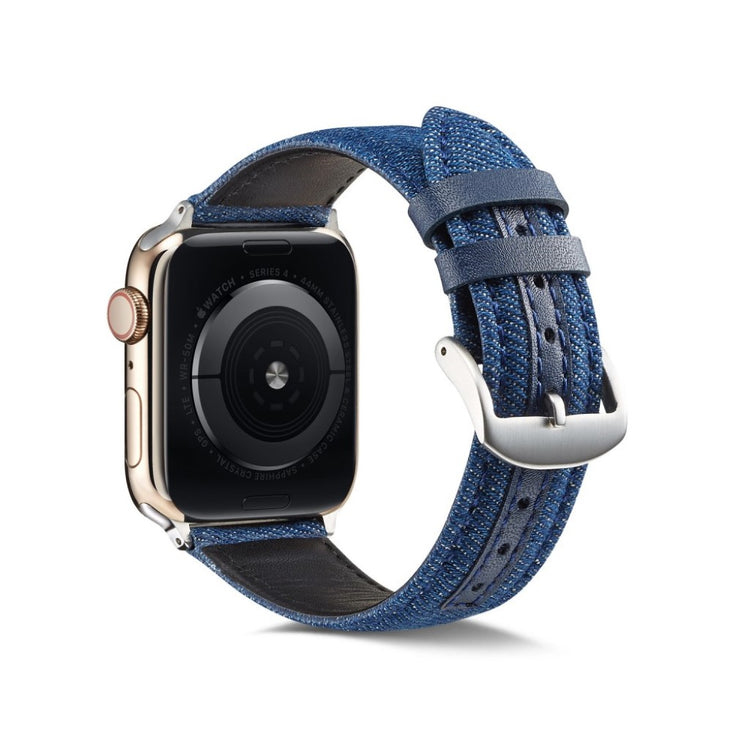 Kønt Apple Watch Series 5 40mm / Apple Watch 40mm Nylon Rem - Blå#serie_2