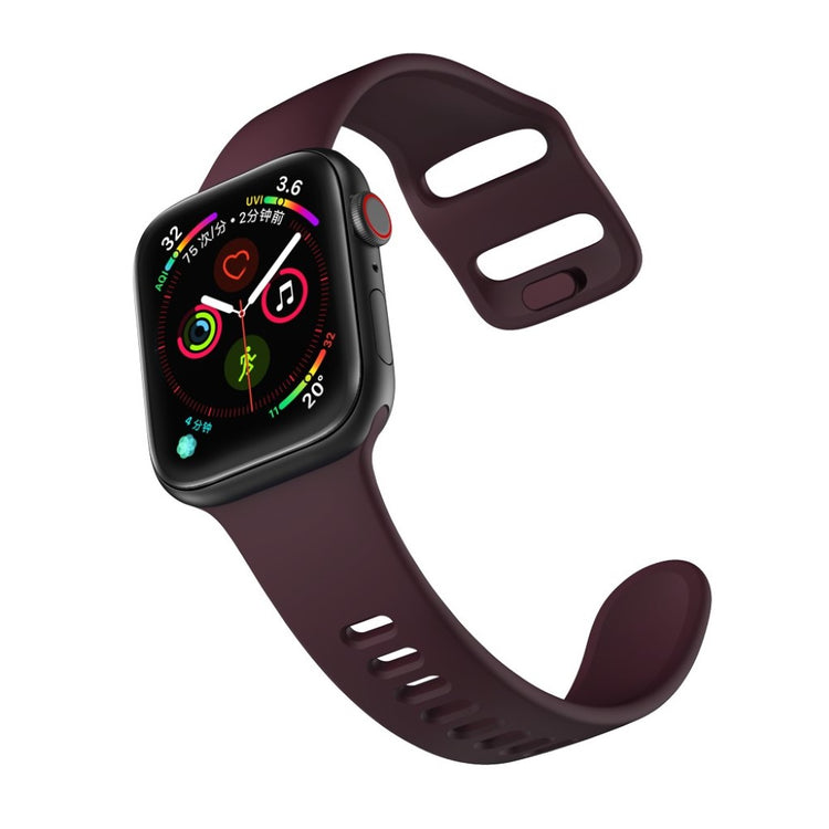  Apple Watch Series 5 40mm / Apple Watch 40mm Silikone Rem - Brun#serie_6