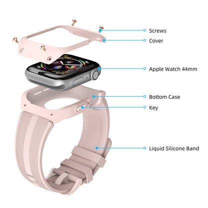  Apple Watch Series 5 40mm / Apple Watch 40mm Silikone Rem - Pink#serie_3