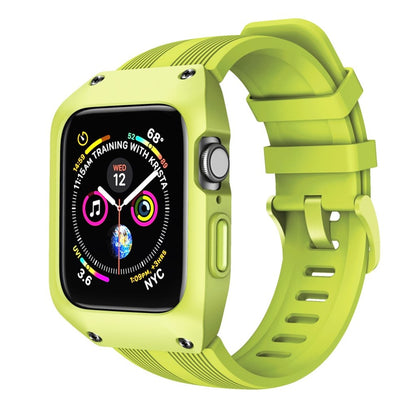  Apple Watch Series 5 40mm / Apple Watch 40mm Silikone Rem - Grøn#serie_5