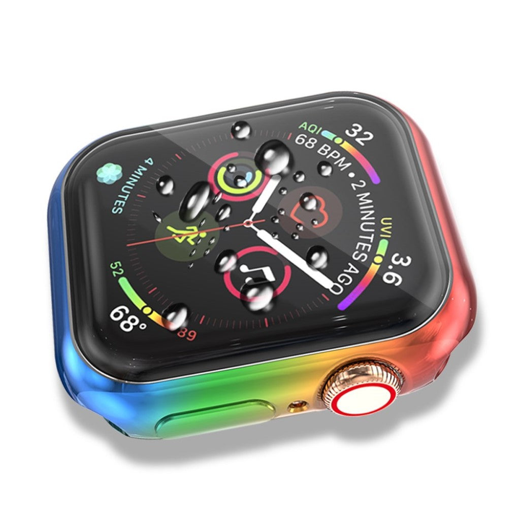 Apple Watch Series 5 40mm / Apple Watch 40mm  Silikone Bumper  - Flerfarvet#serie_3