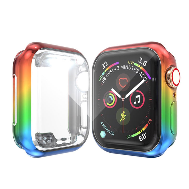 Apple Watch Series 5 40mm / Apple Watch 40mm  Silikone Bumper  - Flerfarvet#serie_3