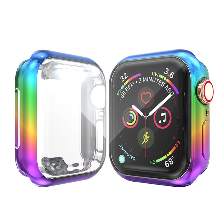 Apple Watch Series 5 40mm / Apple Watch 40mm  Silikone Bumper  - Flerfarvet#serie_4