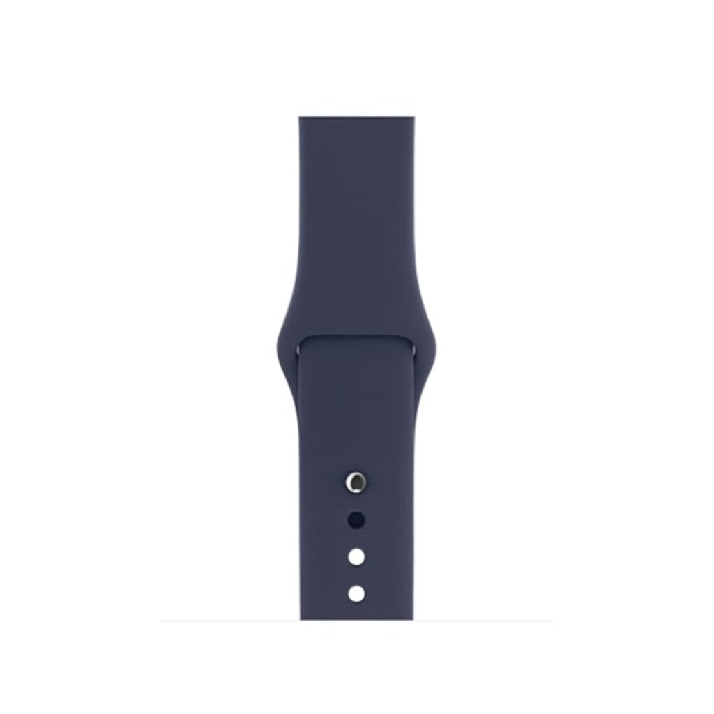  Apple Watch Series 5 44mm / Apple Watch 40mm Silikone Rem - Blå#serie_17
