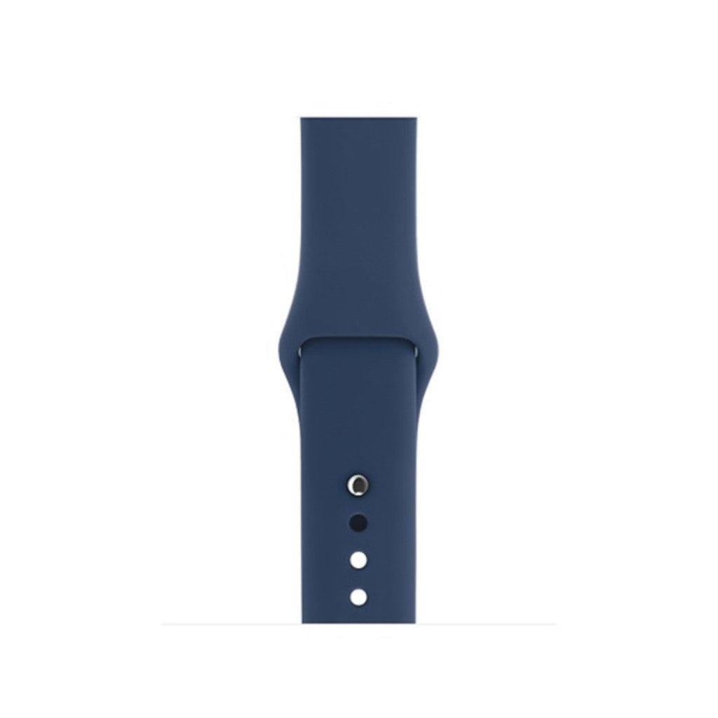  Apple Watch Series 5 44mm / Apple Watch 40mm Silikone Rem - Blå#serie_19