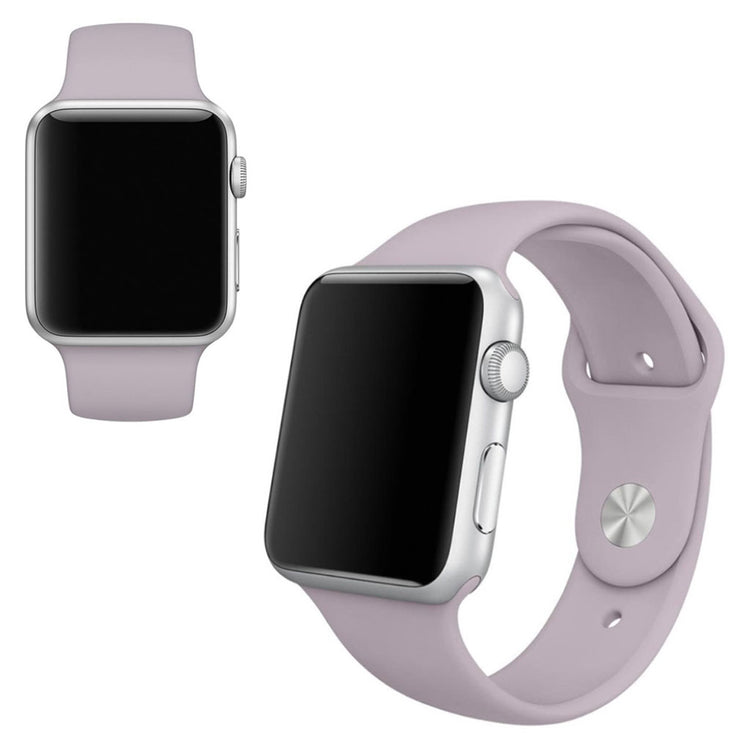  Apple Watch Series 5 44mm / Apple Watch 40mm Silikone Rem - Lilla#serie_21