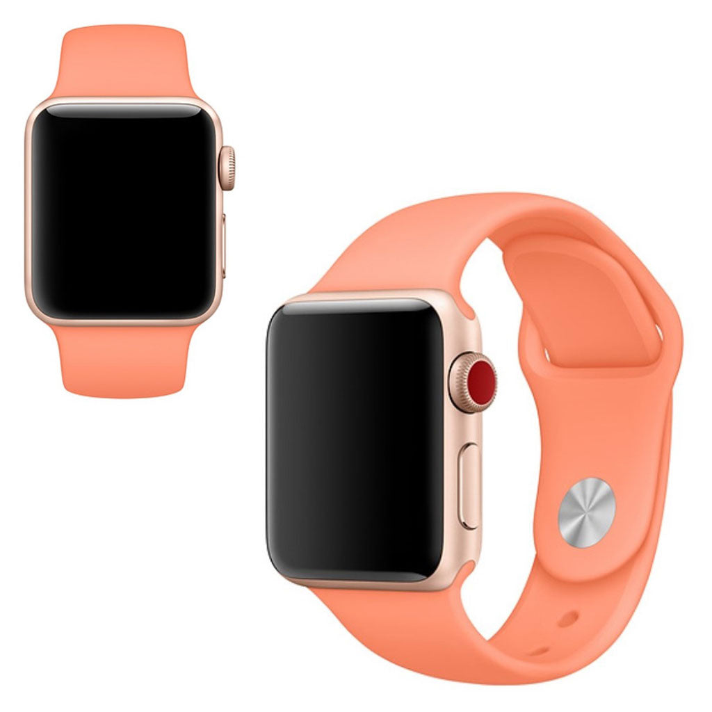  Apple Watch Series 5 44mm / Apple Watch 40mm Silikone Rem - Pink#serie_9