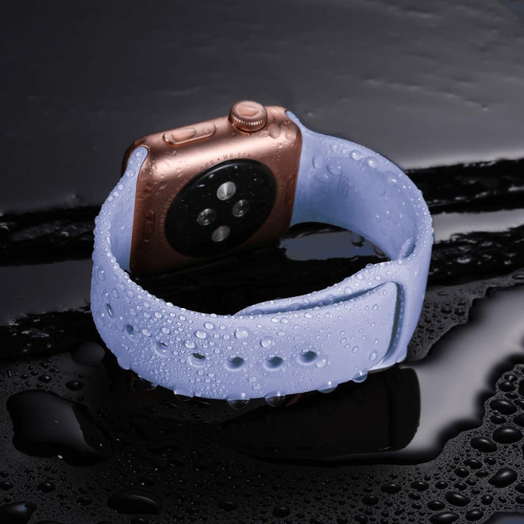  Apple Watch Series 5 44mm / Apple Watch 40mm Silikone Rem - Lilla#serie_1