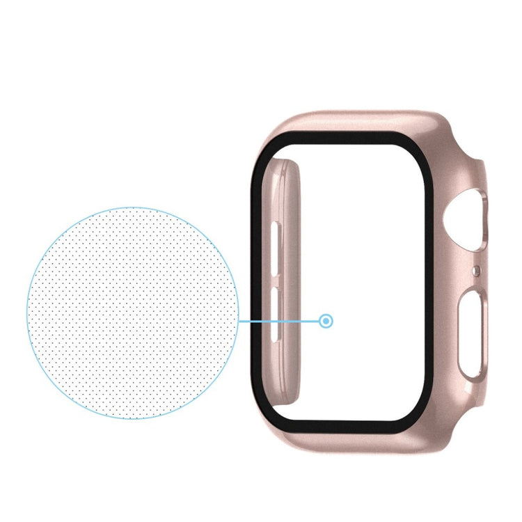 Super Fed Apple Watch Series 5 40mm / Apple Watch 40mm Cover med Skærmbeskytter i Hærdet Glas - Pink#serie_5