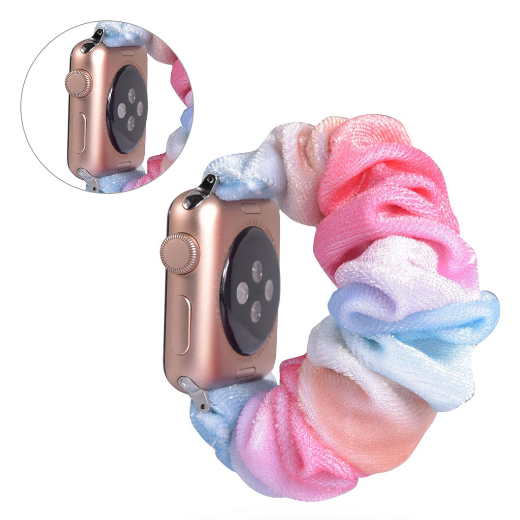 Godt Apple Watch Series 5 40mm / Apple Watch 40mm Nylon Rem - Flerfarvet#serie_15
