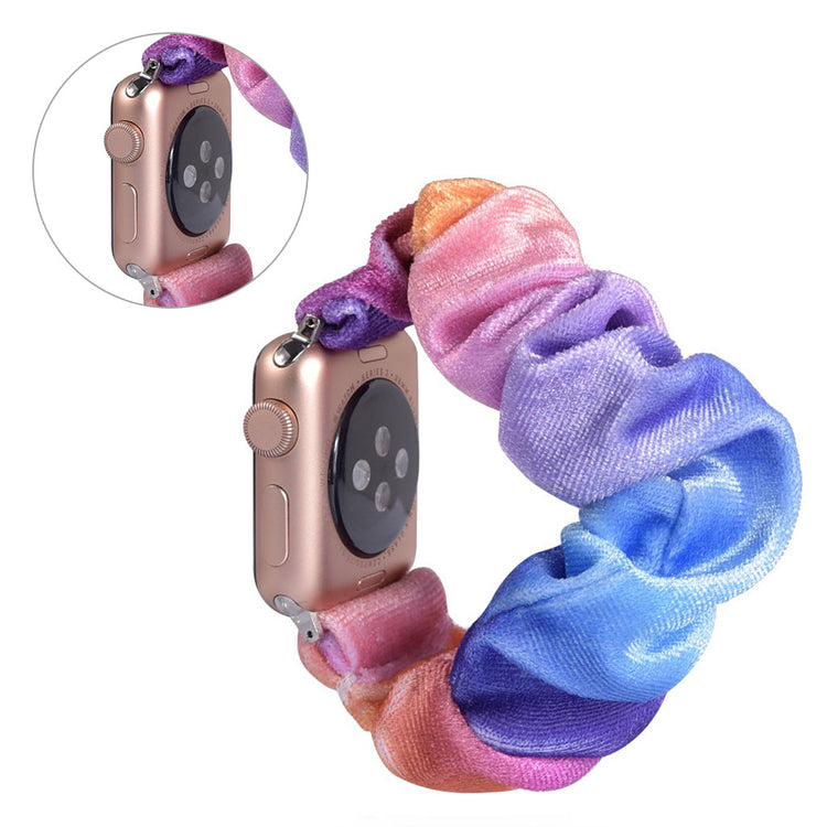 Godt Apple Watch Series 5 40mm / Apple Watch 40mm Nylon Rem - Flerfarvet#serie_20