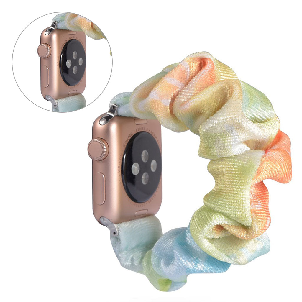 Godt Apple Watch Series 5 40mm / Apple Watch 40mm Nylon Rem - Flerfarvet#serie_21