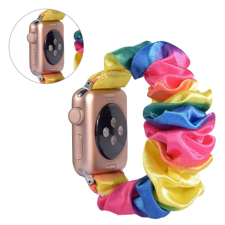 Godt Apple Watch Series 5 40mm / Apple Watch 40mm Nylon Rem - Flerfarvet#serie_25