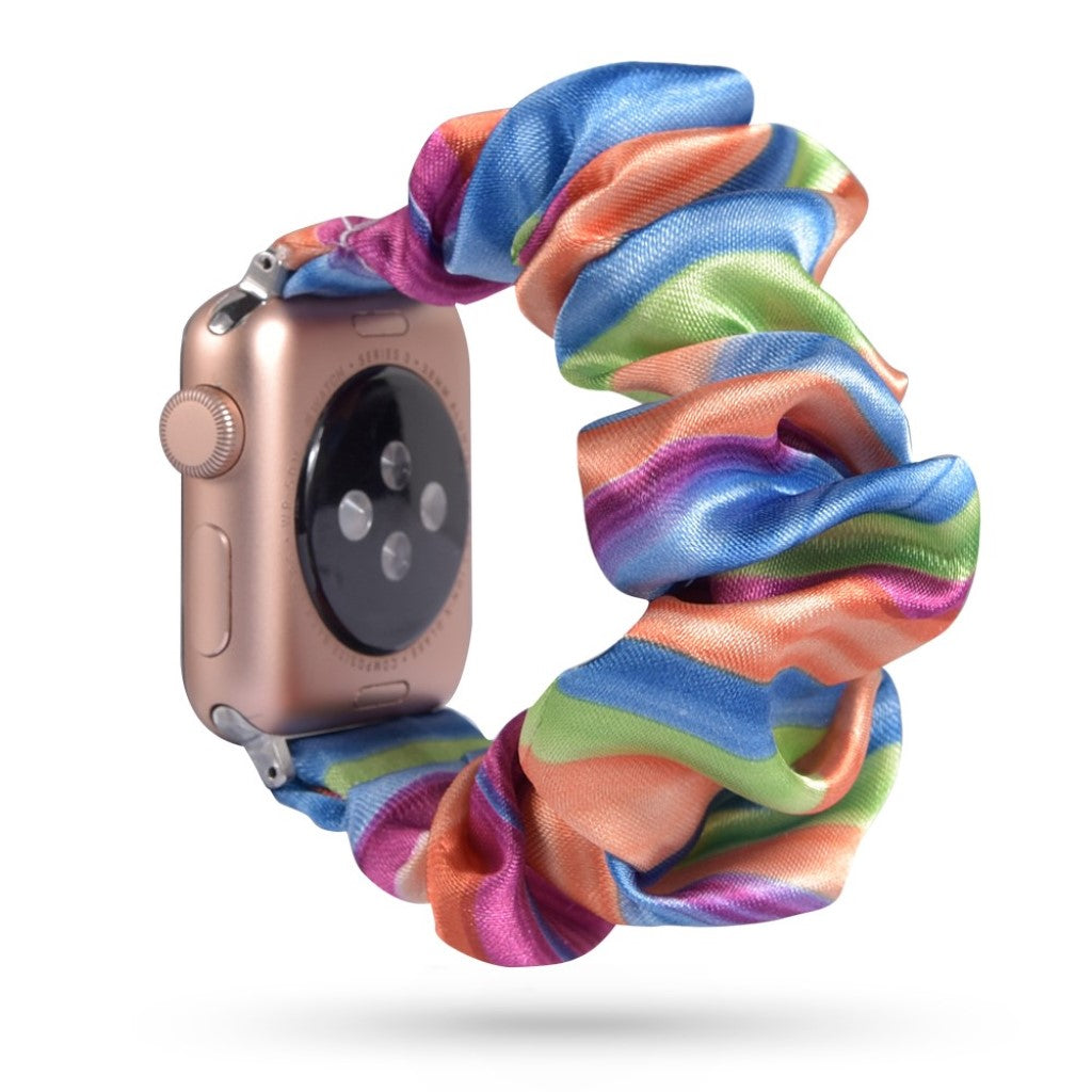 Godt Apple Watch Series 5 40mm / Apple Watch 40mm Nylon Rem - Flerfarvet#serie_26