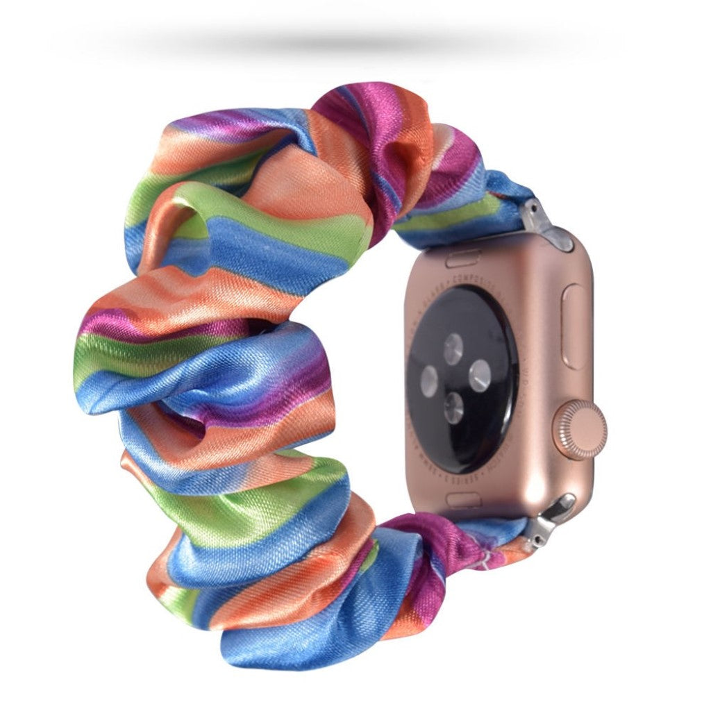 Godt Apple Watch Series 5 40mm / Apple Watch 40mm Nylon Rem - Flerfarvet#serie_26