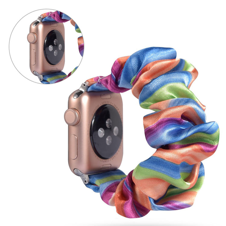 Godt Apple Watch Series 5 40mm / Apple Watch 40mm Nylon Rem - Flerfarvet#serie_26