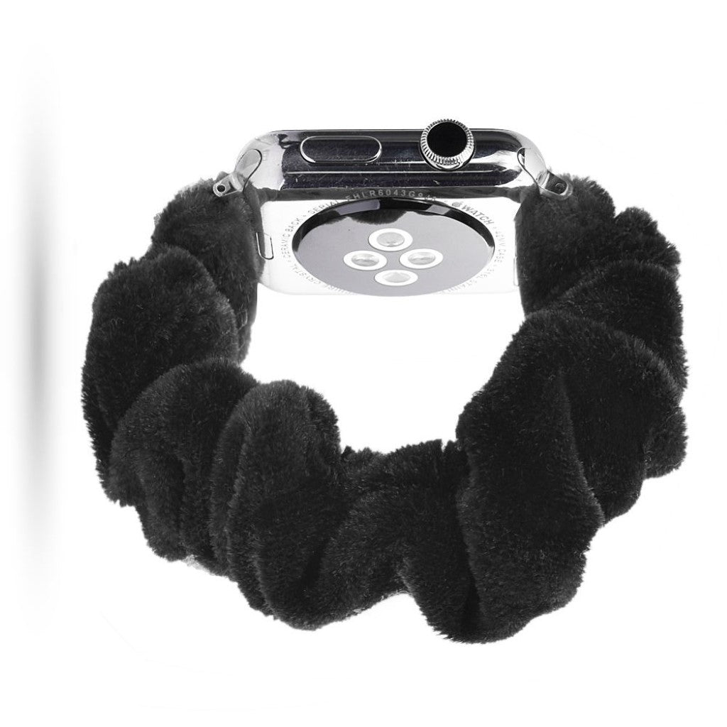 Godt Apple Watch Series 5 40mm / Apple Watch 40mm Nylon Rem - Sort#serie_7