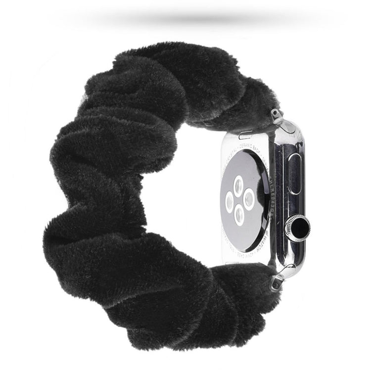 Godt Apple Watch Series 5 40mm / Apple Watch 40mm Nylon Rem - Sort#serie_7