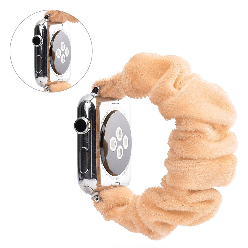 Godt Apple Watch Series 5 40mm / Apple Watch 40mm Nylon Rem - Gul#serie_8