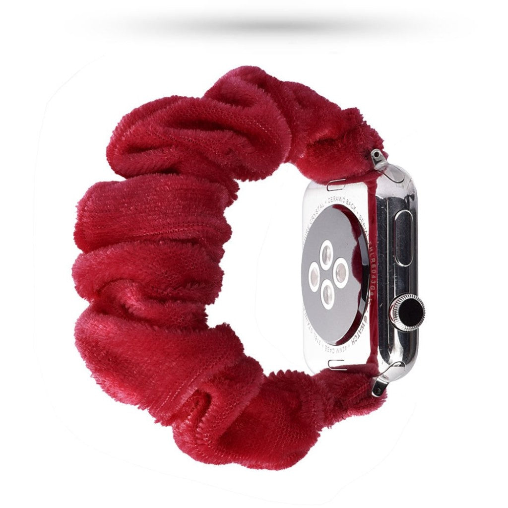 Godt Apple Watch Series 5 40mm / Apple Watch 40mm Nylon Rem - Rød#serie_9