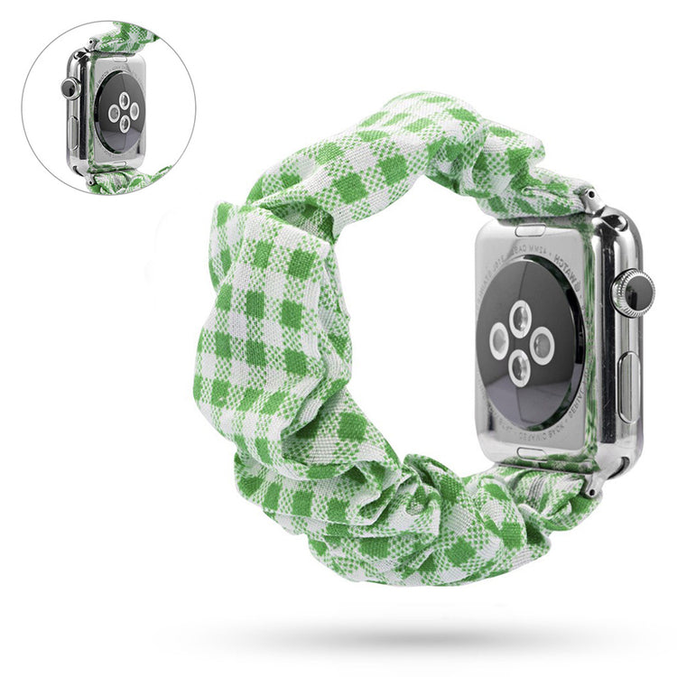 Super fed Apple Watch Series 5 40mm Nylon Rem - Grøn#serie_13