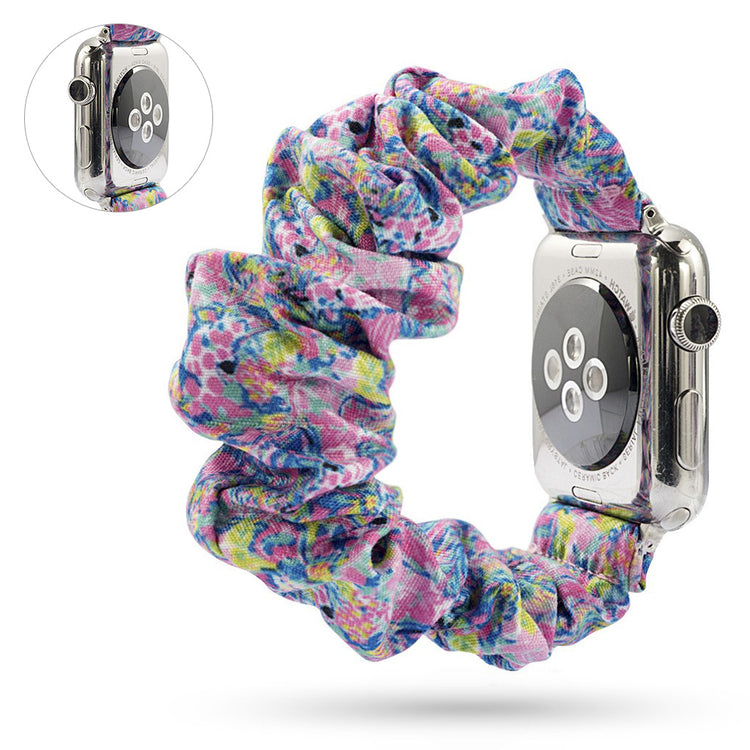 Super fed Apple Watch Series 5 40mm Nylon Rem - Flerfarvet#serie_24