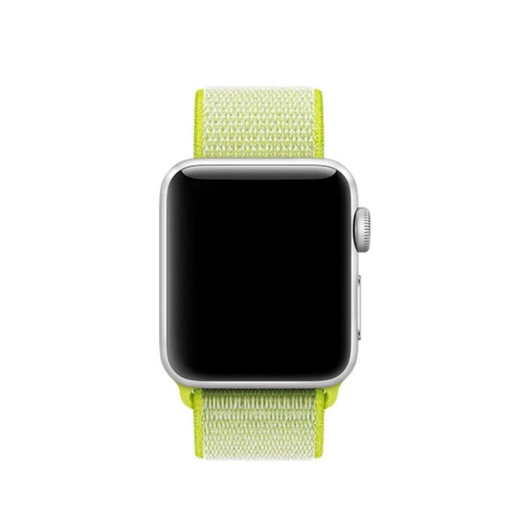 Meget sejt Apple Watch Series 5 40mm Nylon Rem - Gul#serie_10