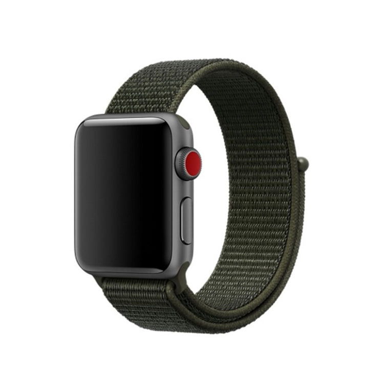 Meget sejt Apple Watch Series 5 40mm Nylon Rem - Grøn#serie_12