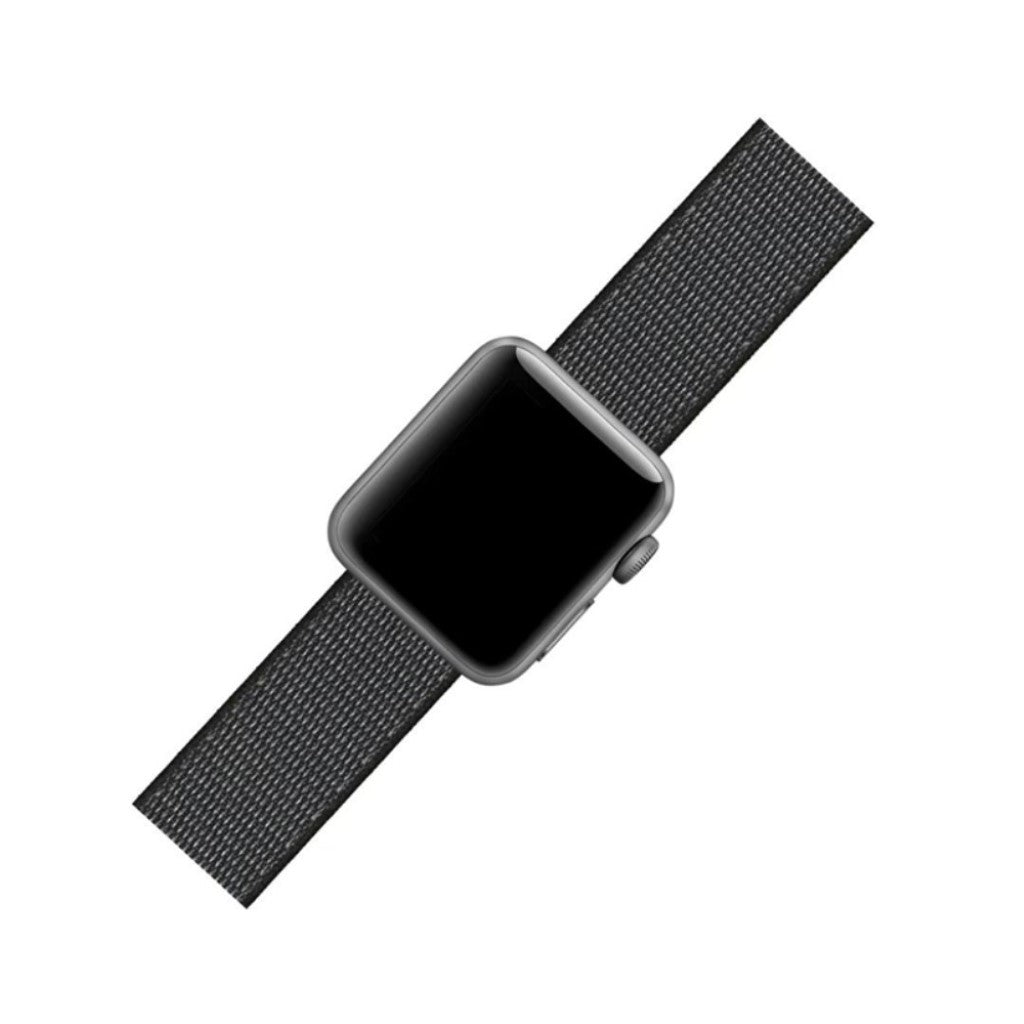 Meget sejt Apple Watch Series 5 40mm Nylon Rem - Sort#serie_15