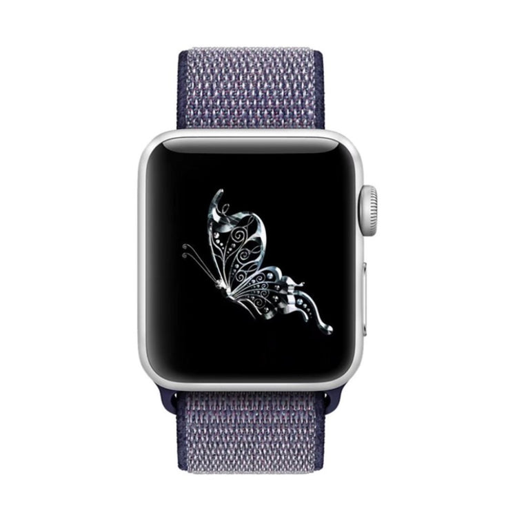 Meget sejt Apple Watch Series 5 40mm Nylon Rem - Blå#serie_16