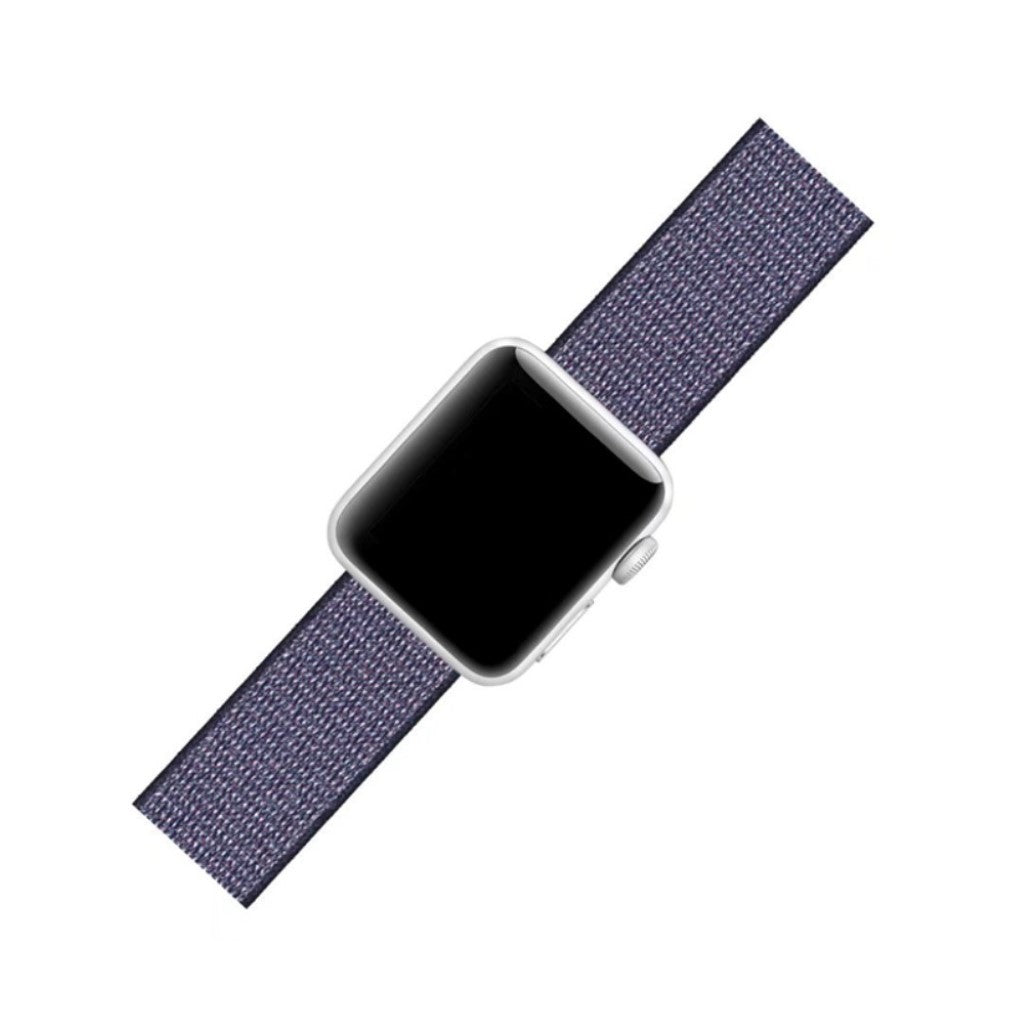 Meget sejt Apple Watch Series 5 40mm Nylon Rem - Blå#serie_16