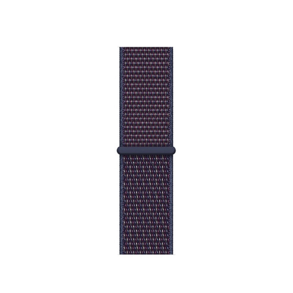 Meget sejt Apple Watch Series 5 40mm Nylon Rem - Blå#serie_17