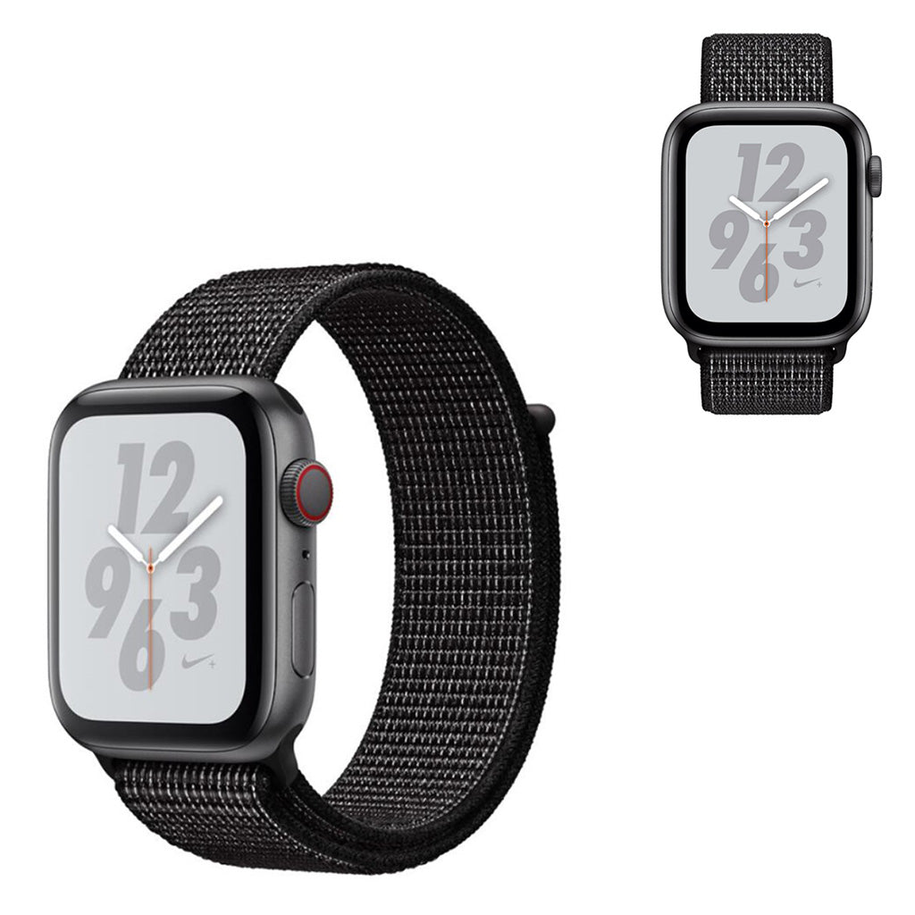 Meget sejt Apple Watch Series 5 40mm Nylon Rem - Sort#serie_2