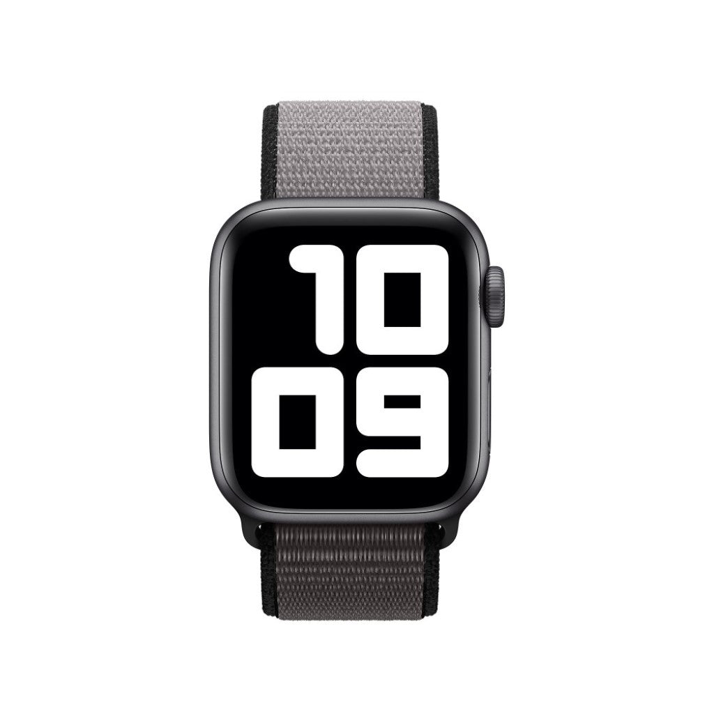 Meget sejt Apple Watch Series 5 40mm Nylon Rem - Sølv#serie_4