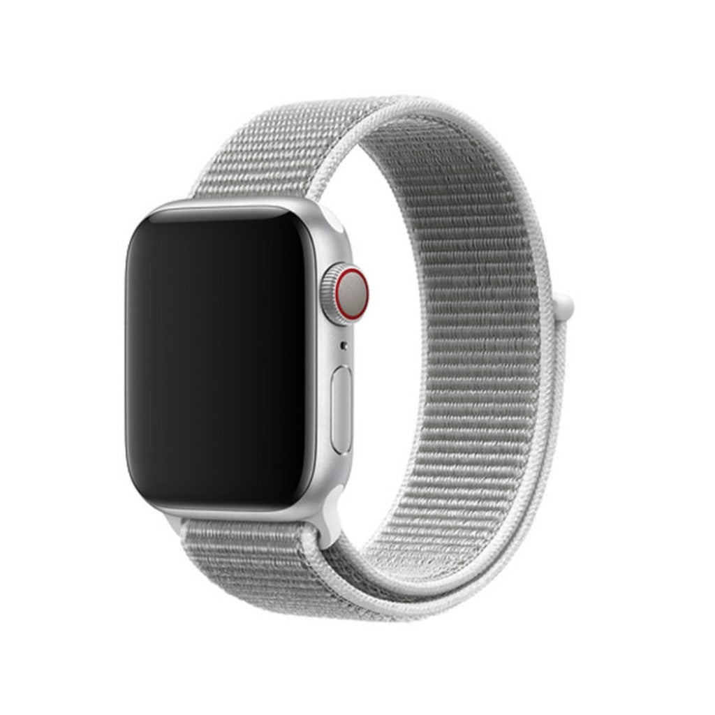 Meget sejt Apple Watch Series 5 40mm Nylon Rem - Sølv#serie_5