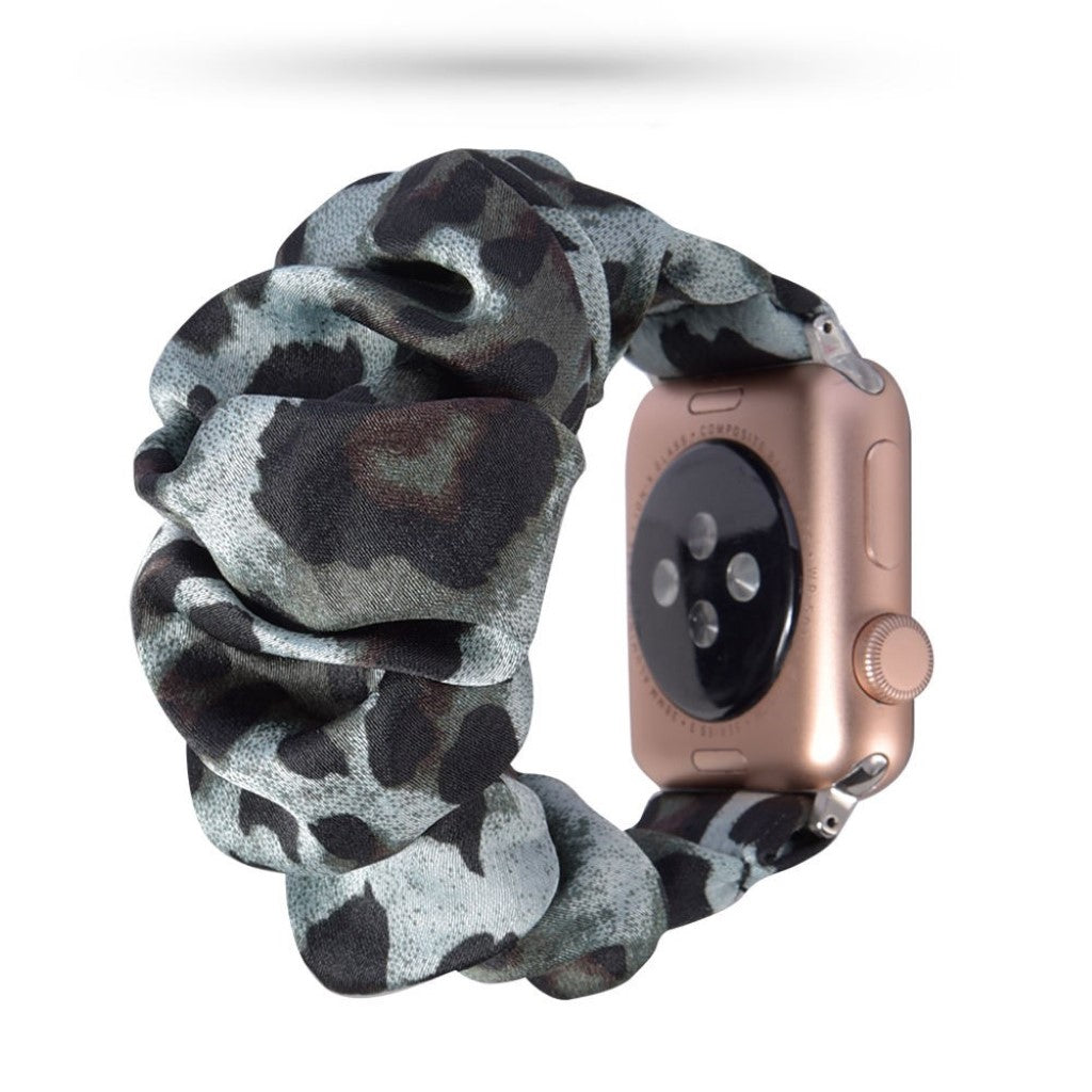 Rigtigt fint Apple Watch Series 5 40mm Nylon Rem - Sort#serie_1