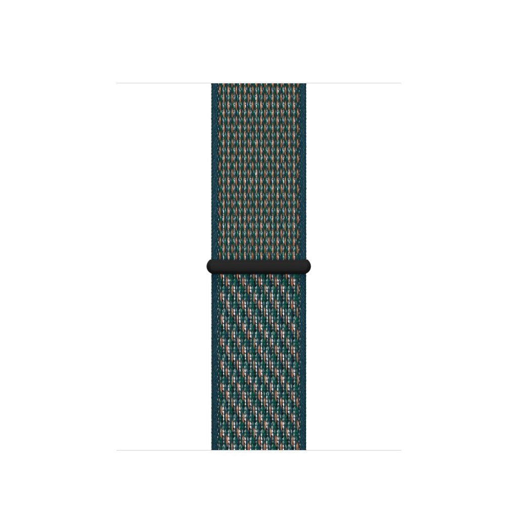 Vildt slidstærk Apple Watch Series 5 40mm Nylon Rem - Grøn#serie_3