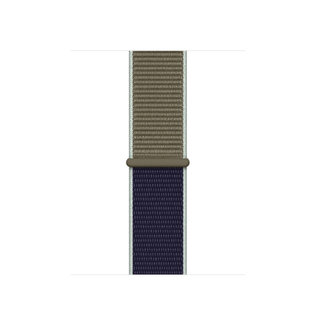 Super elegant Apple Watch Series 5 40mm Nylon Rem - Blå#serie_10