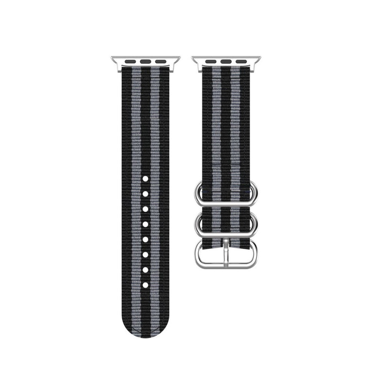 Vildt elegant Apple Watch Series 5 40mm Nylon Rem - Sort#serie_3