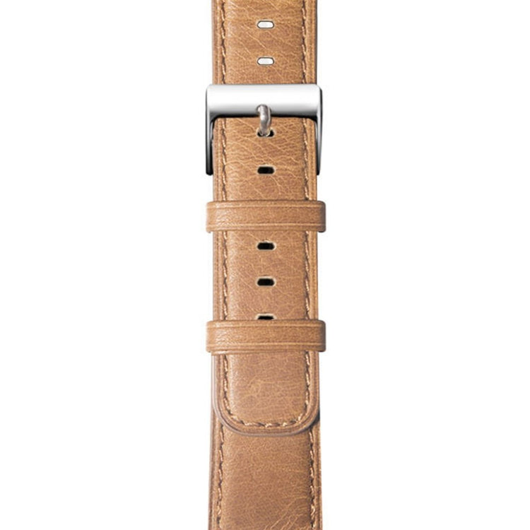 Meget fed Apple Watch Series 5 40mm Ægte læder Rem - Brun#serie_2