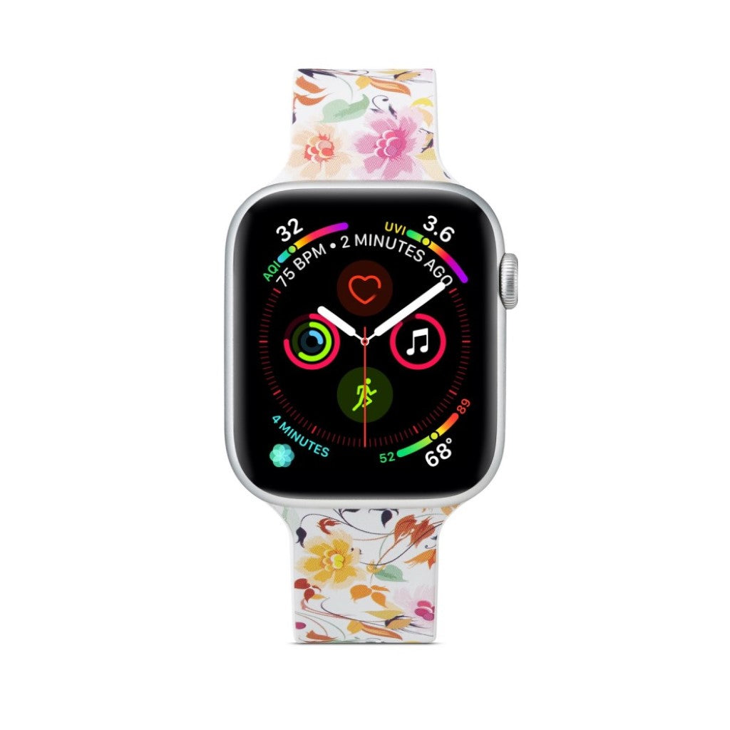 Super fantastisk Apple Watch Series 5 40mm Silikone Rem - Flerfarvet#serie_17