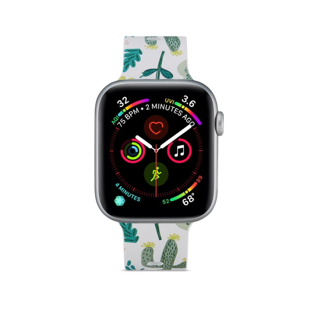 Super fantastisk Apple Watch Series 5 40mm Silikone Rem - Flerfarvet#serie_6