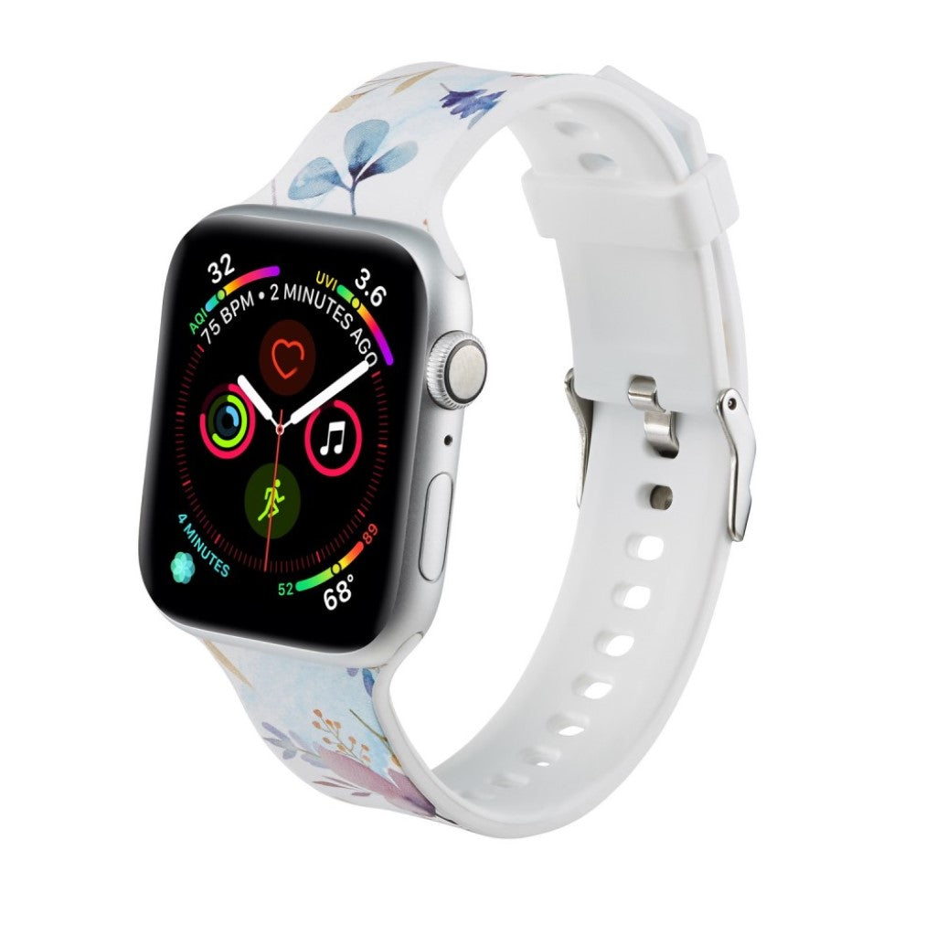 Super fantastisk Apple Watch Series 5 40mm Silikone Rem - Flerfarvet#serie_7