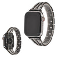 Mega Fint Metal Og Rhinsten Rem passer til Apple Watch Series 5 40mm