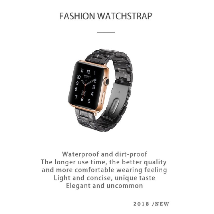 Helt vildt nydelig Apple Watch Series 5 40mm  Rem - Sort#serie_1