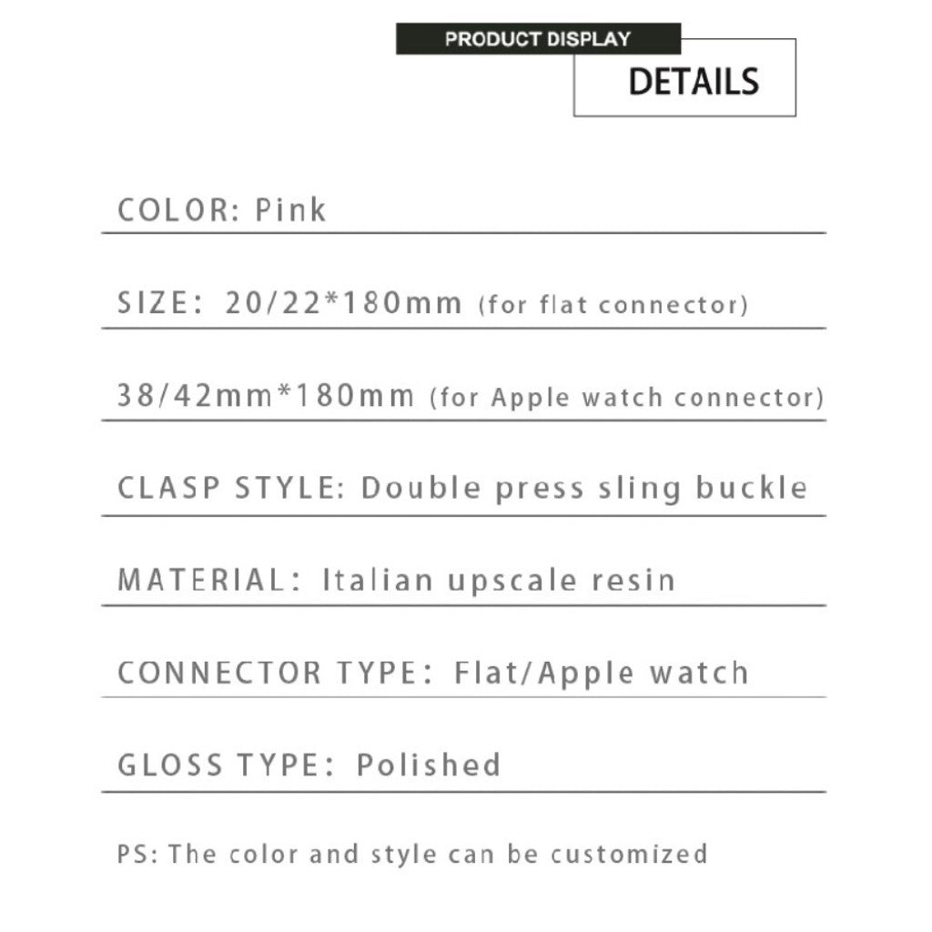 Helt vildt nydelig Apple Watch Series 5 40mm  Rem - Pink#serie_3