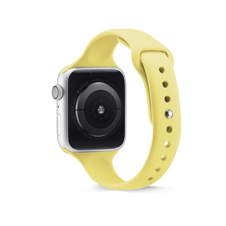 Super hårdfør Apple Watch Series 5 40mm Silikone Rem - Sort#serie_8